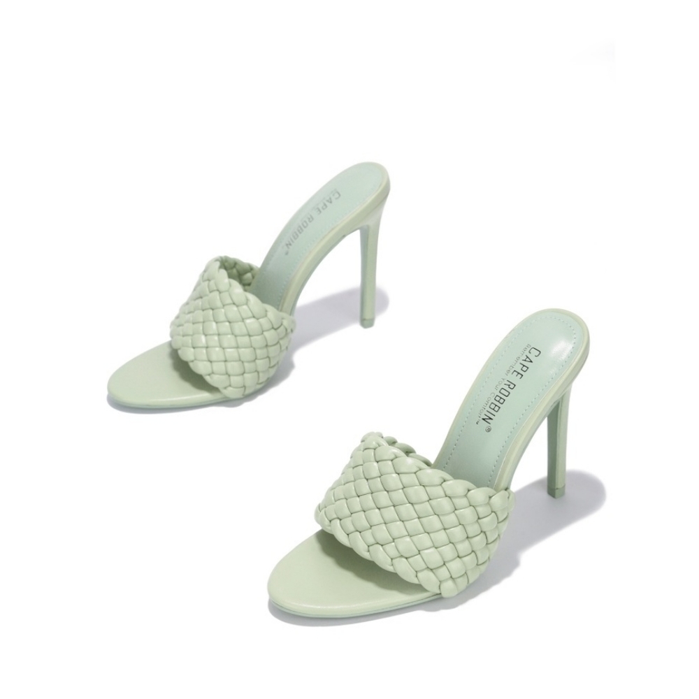 Open toe heels
